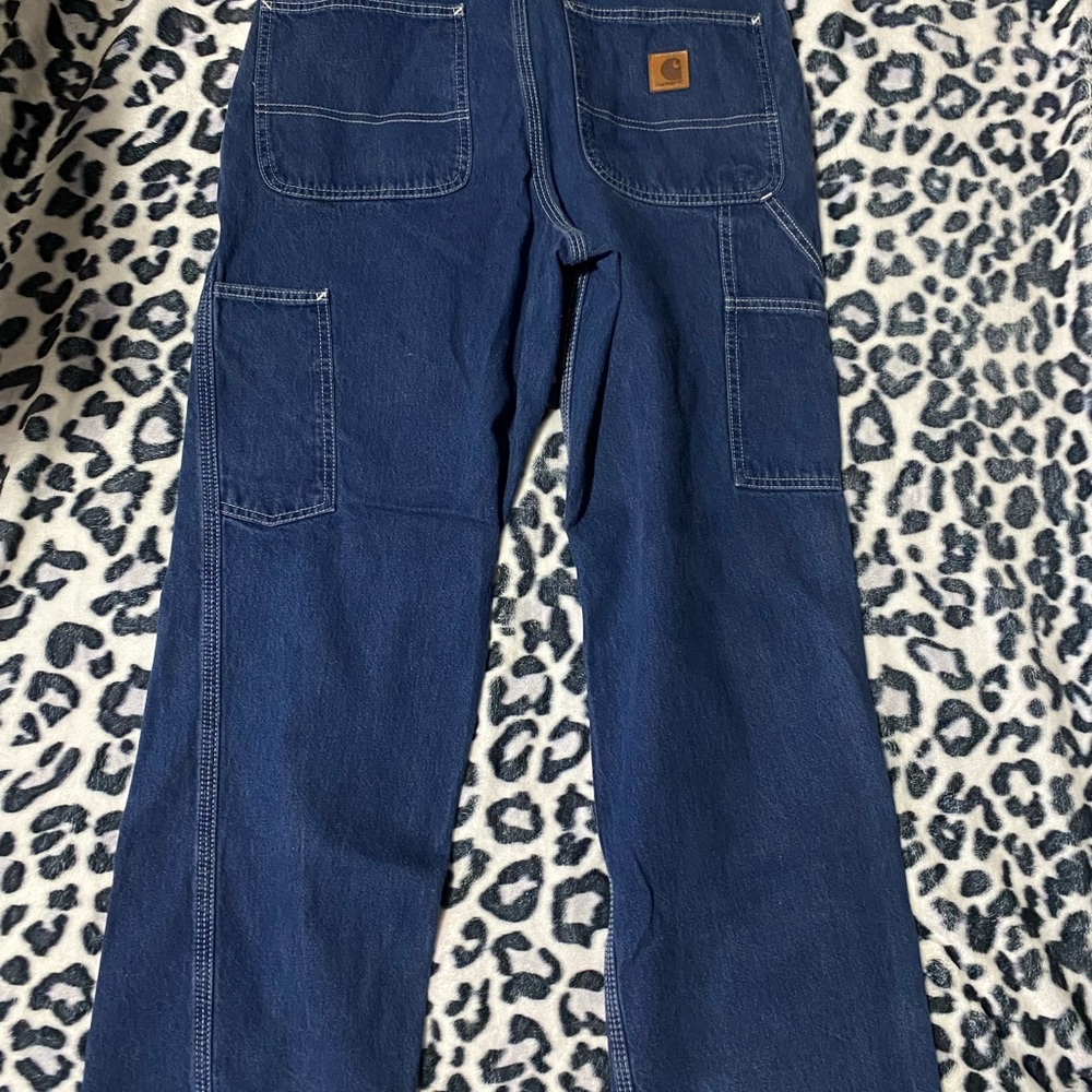 Carhartt Blue Denim Work Pants